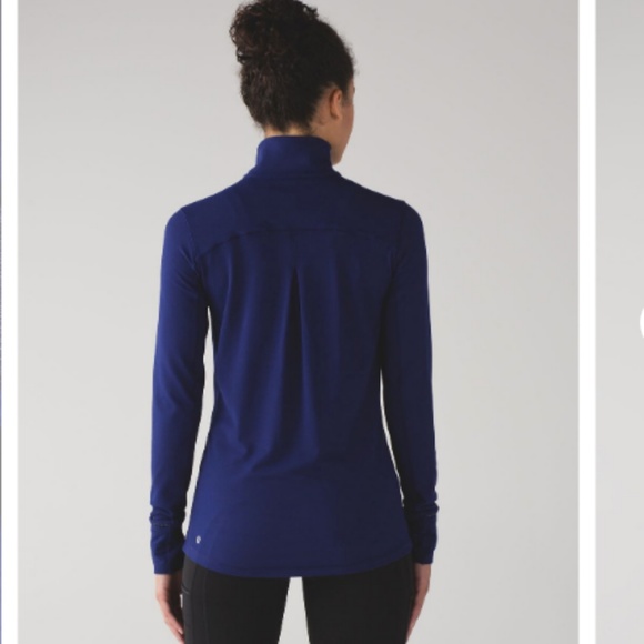 Lululemon Outrun 1/2 Half Zip Pullover Hero Blue - Picture 5 of 8